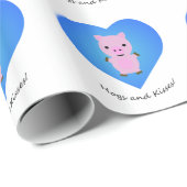 豚とキス豚 ラッピングペーパー (ロールコーナー)