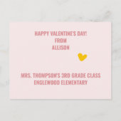 豚とキス – かわいいブタ教室バレンタイン ポストカード (裏面)