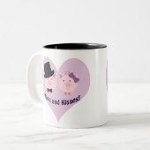 豚とキス! ツートーンマグカップ (正面左)