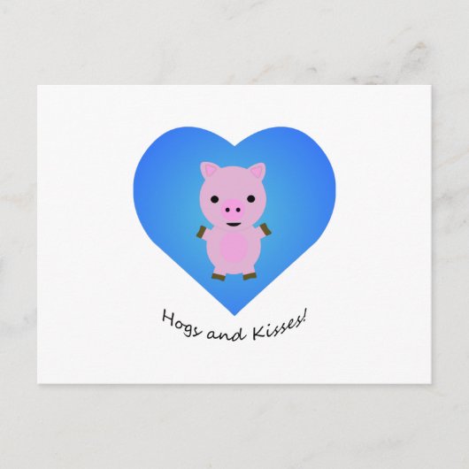 豚とキス Pig シーズンポストカード (正面)