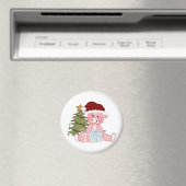 豚とクリスマスツリー マグネット (インサイチュ (食洗機))