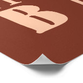 豚とベーコンのカスタムカラーポスター ポスター (角)