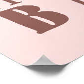 豚とベーコンのカスタムカラーポスター ポスター (角)