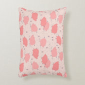 豚と花 アクセントクッション (正面(垂直))