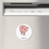 豚にかまれた私マグネット マグネット (インサイチュ (食洗機))