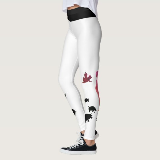 豚には魂がある レギンス (左)