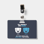 豚にドングリ バッジ (正面 （クリップ付）)