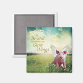 豚に対する信仰 マグネット (正面/裏面)