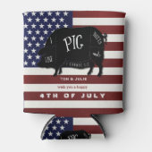 豚のお尻が好きで、7月のバーベキューの4日は寝られない 缶クーラー (正面)