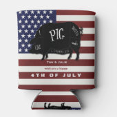 豚のお尻が好きで、7月のバーベキューの4日は寝られない 缶クーラー (裏面)