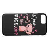 豚のかわいい豚肉が好き Case-Mate iPhoneケース (裏面(横))