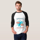 "豚のための水だけ" ブタの名言 Tシャツ (正面フル)