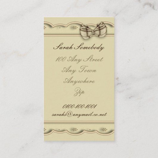 豚のようなおよびIのヴィンテージの写真撮影 名刺 (裏面)