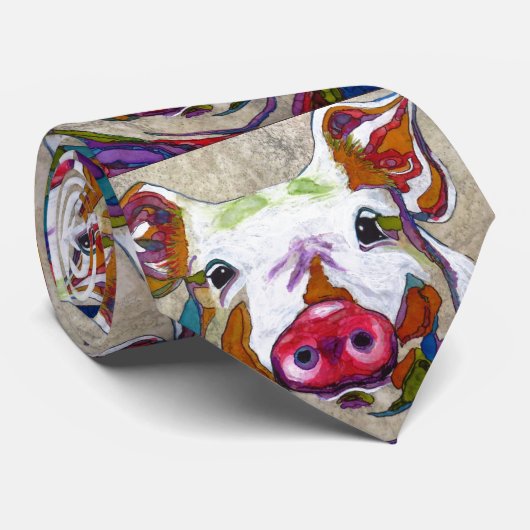 豚のようなタイ ネクタイ (ロール)