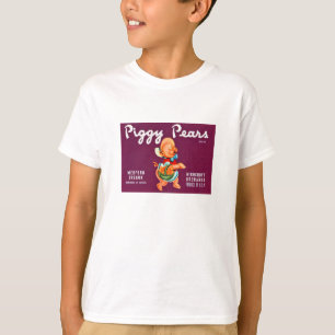 豚のようなナシのブランド Tシャツ