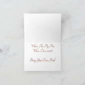 豚のようなピクニックブタおもしろい漫画を持つ カード (内部)