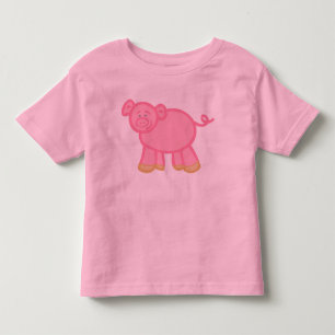 豚のようなワイシャツ トドラーTシャツ