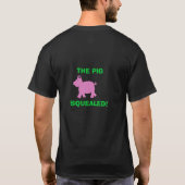 豚のような冗談 Tシャツ (裏面)
