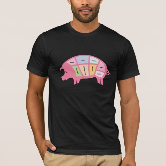 豚のような図表 Tシャツ (正面)