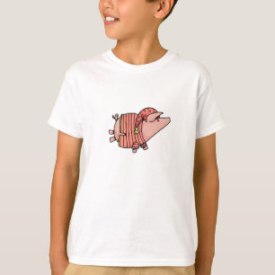 豚のような夜夜 Tシャツ