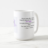 豚のような"廃止論者ビーガン"の単語雲-及び引用文 コーヒーマグカップ (正面右)