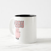 豚のようなTシャツおよびギフト ツートーンマグカップ (正面左)
