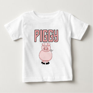 豚のようなTシャツおよびギフト ベビーTシャツ