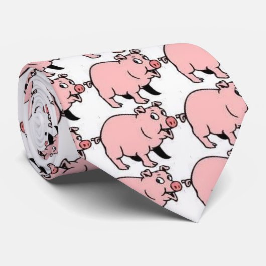 豚のよう ネクタイ (ロール)