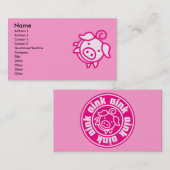 豚のよう 名刺 (正面/裏面)