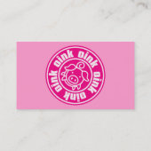 豚のよう 名刺 (裏面)