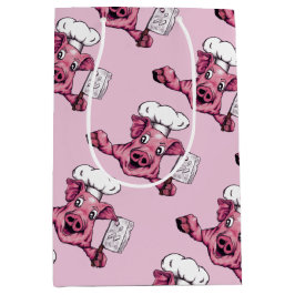 豚のようHamicidalの狂気のおもしろいなシェフのブタの芸術 ミディアムペーパーバッグ