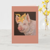 豚のカードをベウラー カード (黄色い花)