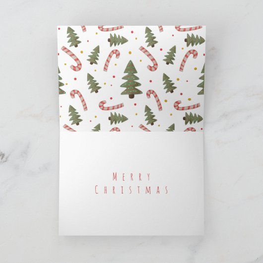 豚のクリスマスに喜びがおもしろい似合う シーズンカード (内部)