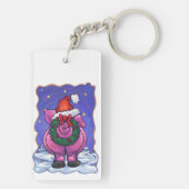 豚のクリスマス キーホルダー (裏面)