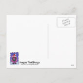 豚のクリスマス シーズンポストカード (裏面)