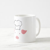 豚のシェフ コーヒーマグカップ (正面右)