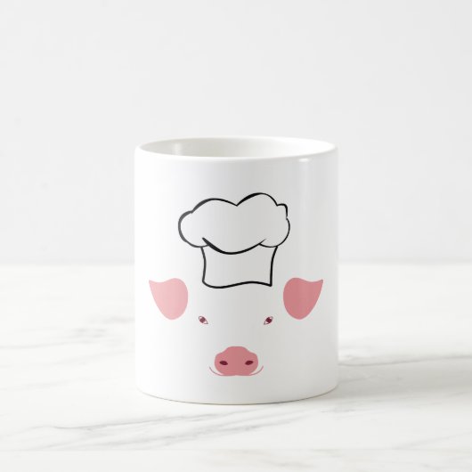 豚のシェフ コーヒーマグカップ (中央)