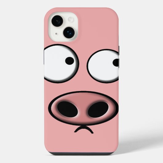豚のスマホ iPhoneケース (裏面)