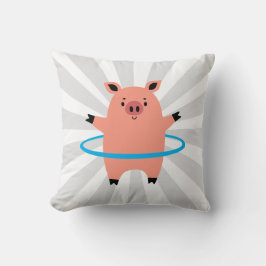 豚のハulaフープ クッション