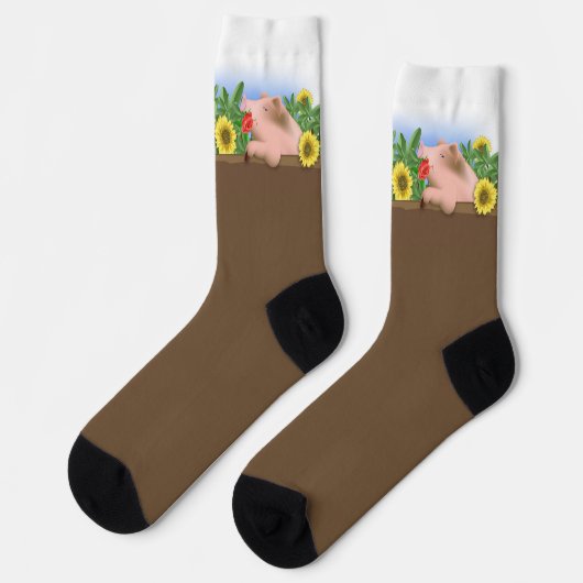 豚のパン ソックス (左)