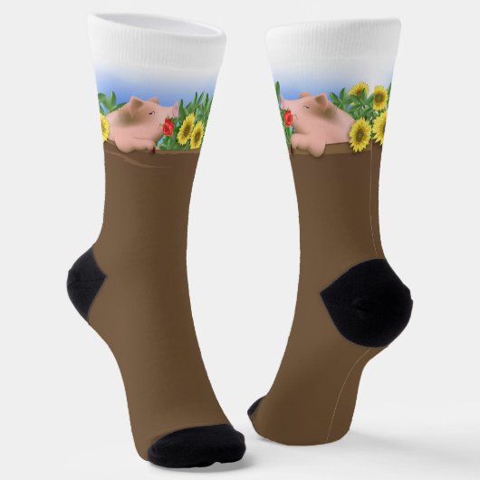 豚のパン ソックス (傾斜あり)