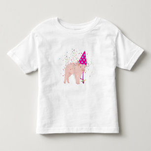豚のパーティー - 動物たちがパーティーを楽しむ トドラーTシャツ