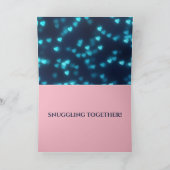 豚のブランケットムーンナイトラブネイチャーロマンチック カード (内部)