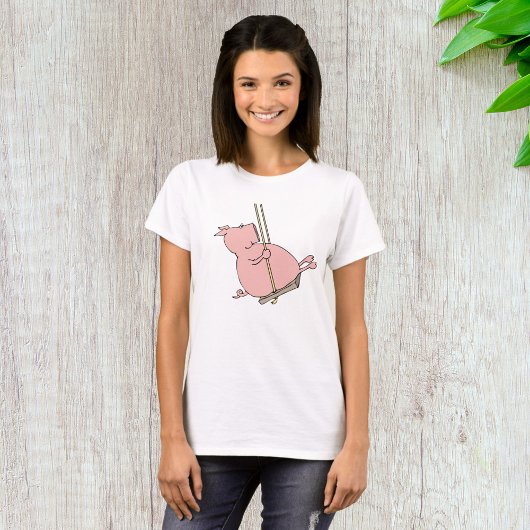 豚のブランコ Tシャツ