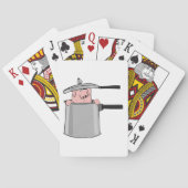 豚のポット トランプ (裏面)