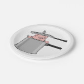 豚のポット ペーパープレート (アングル)