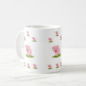 豚のマグ コーヒーマグカップ (正面左)