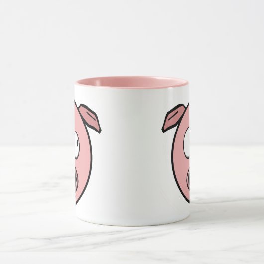 豚のマグ マグカップ (中央)