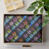 豚の中国の新年のポップ・アートのティッシュペーパー 薄葉紙 (ギフト)