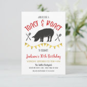 豚の丸焼きとトーストパーティーの招待状 招待状 (スタンド正面)